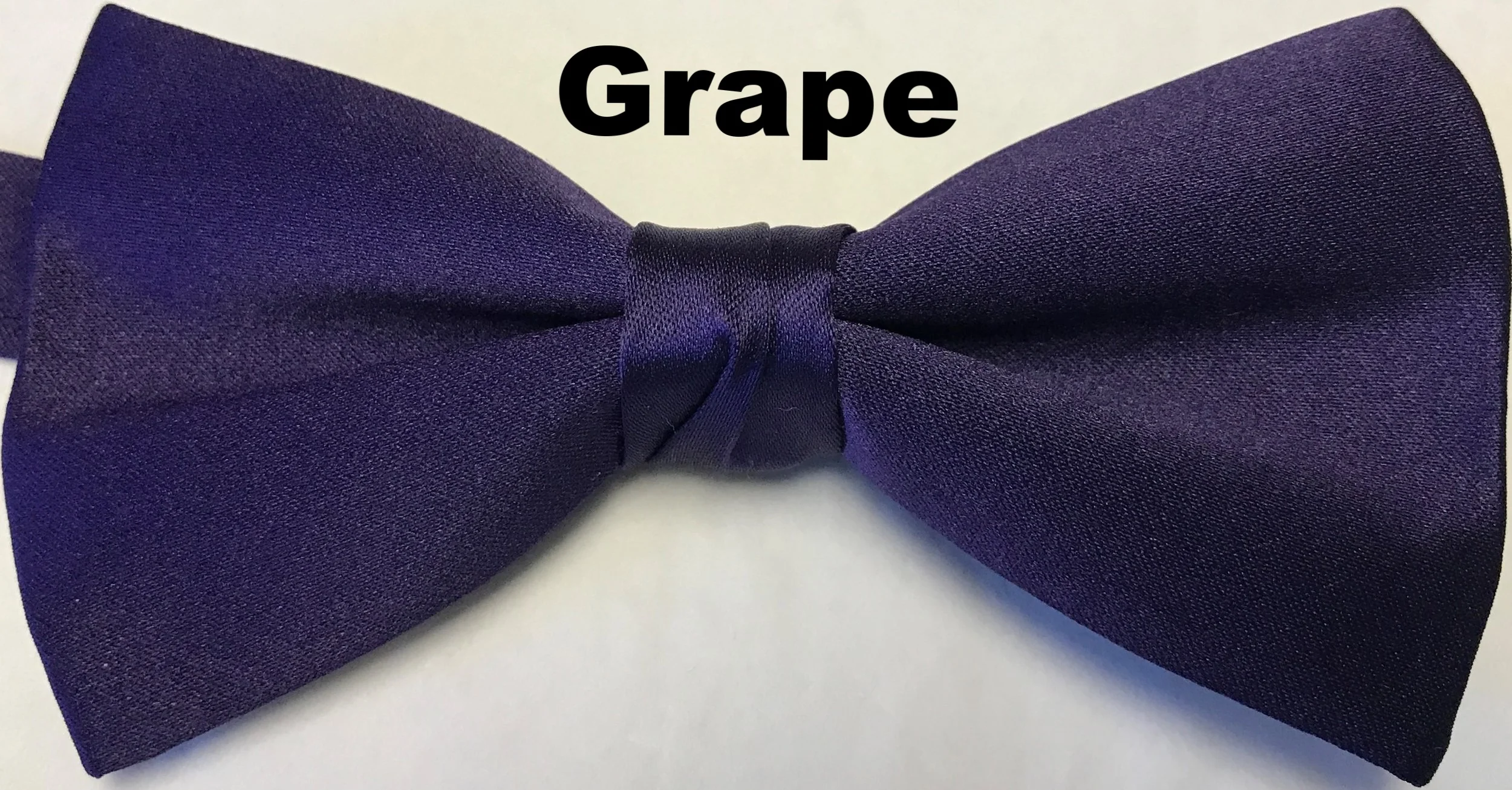 Solid Bow Tie - Dark Purples