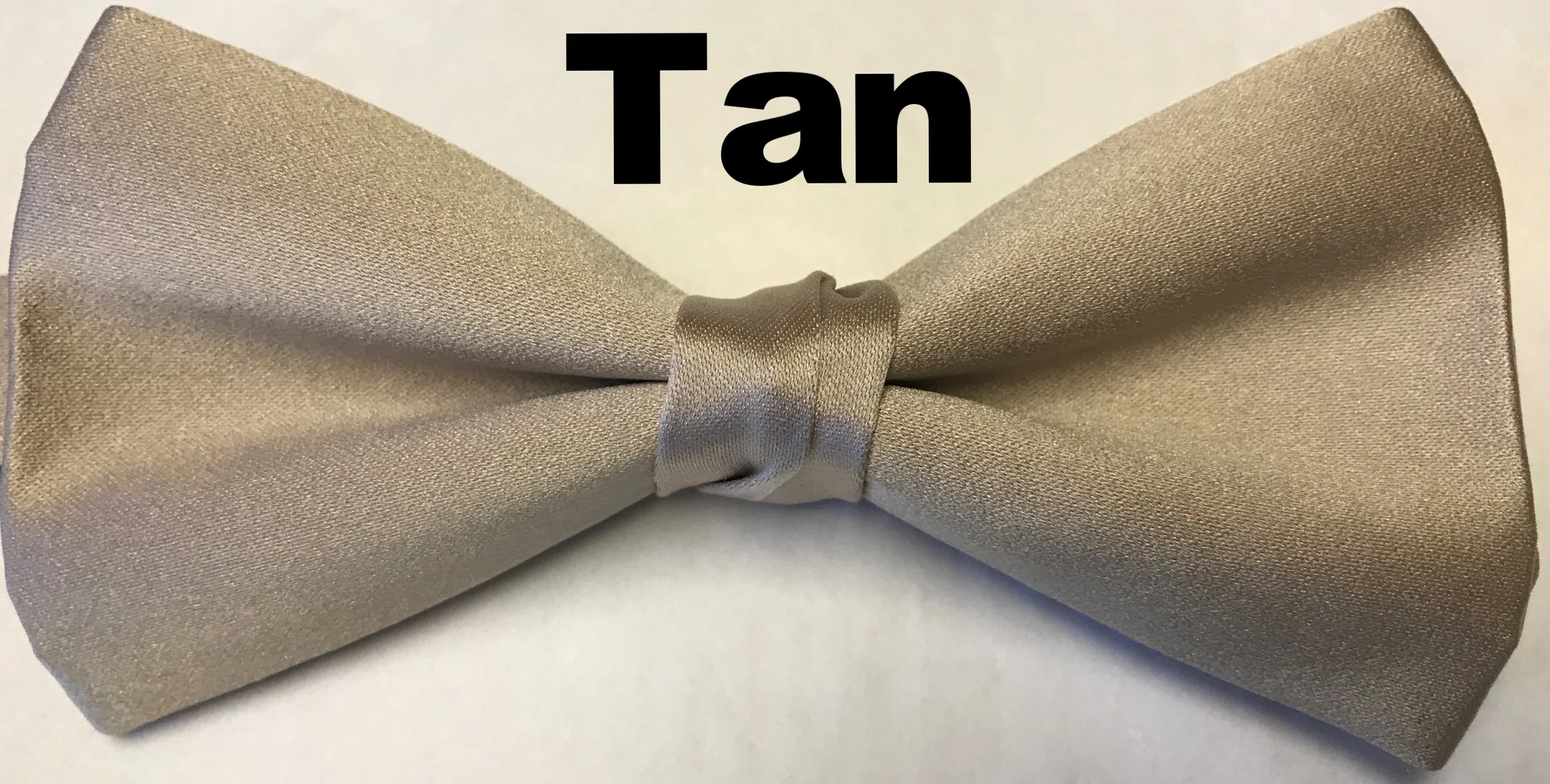 Solid Bow Tie - Browns