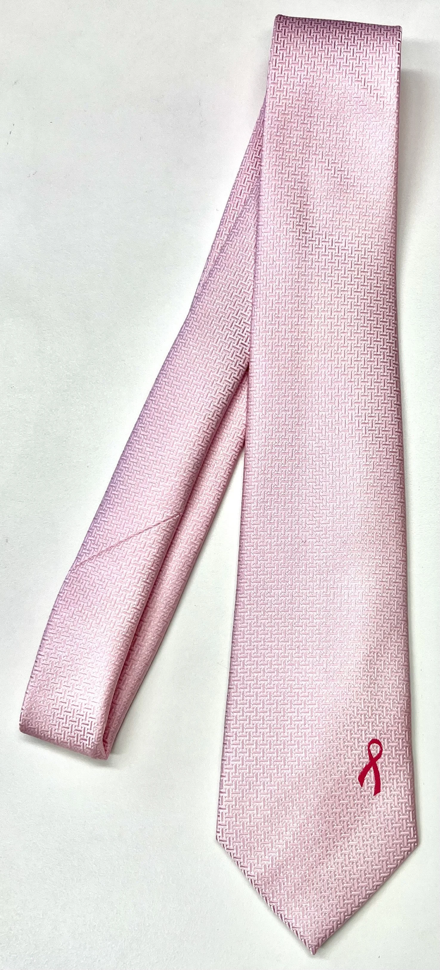 Pink Ribbon Four-in-Hand Tie