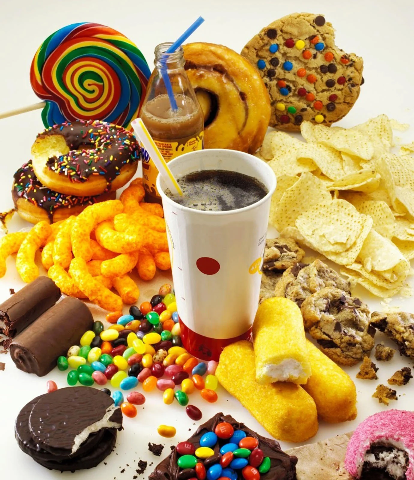 chips sweets chocolate unhealthy junk food