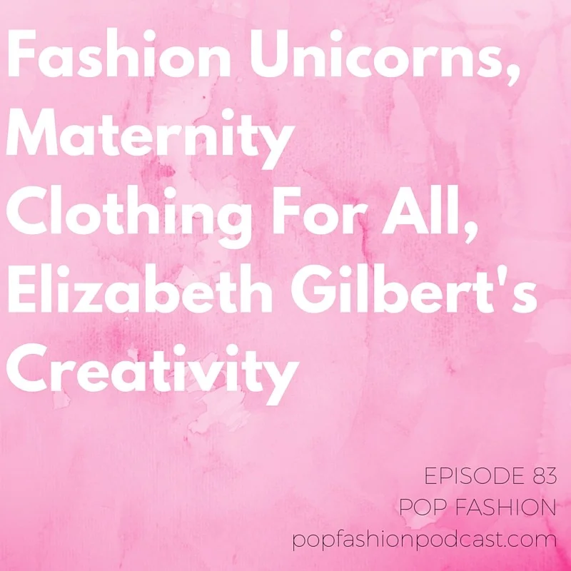 Listen up! #83 is here. This week we are loving Antonio Banderas ’ new adventure: fashion school. Three conflicting fashion weeks in Asia are causing a lot of confusion and stress. Meanwhile, in the ever-speculative wearable tech world, we discuss the real and evolving marketplace for wearable technology (hint: maybe more function than fashion). Butchbaby & Co. is bringing a new aesthetic to maternity clothing, and JustFab ’s customer service has left some customers feeling cheated. And Quiksilver is in major financial trouble, struggling to keep up with athleisure and fast fashion. Our main topic this week: fear and creativity. We break down author Elizabeth Gilbert’s guide to creative pursuits and discuss creative frustration, fear, authenticity, and originality. Come hang out!