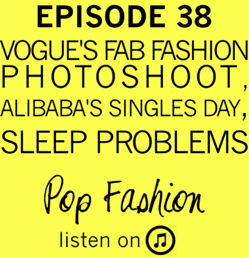 Episode 38 : The one filled to the brim with fashion news and such.
China’s Alibaba created a new holiday to celebrate single people, Cambodia raised the minimum wage for garment workers, FIT students developed a DIY natural dye garden, Vogue killed it with a fab photoshoot, and a shoe store opened a brick and mortar that doesn’t sell shoes. In other news, will it be a year without Santa? A labor dispute on the west coast threatens to slow down the holiday retail season. Our main topic is all about sleep! Do you have trouble sleeping? Are you always tired? Well, you are in good company! Kaarin and Lisa relay personal stories about their sleeping patterns and talk about the connection between sleep and business.
LISTEN . LAUGH. LOVE.