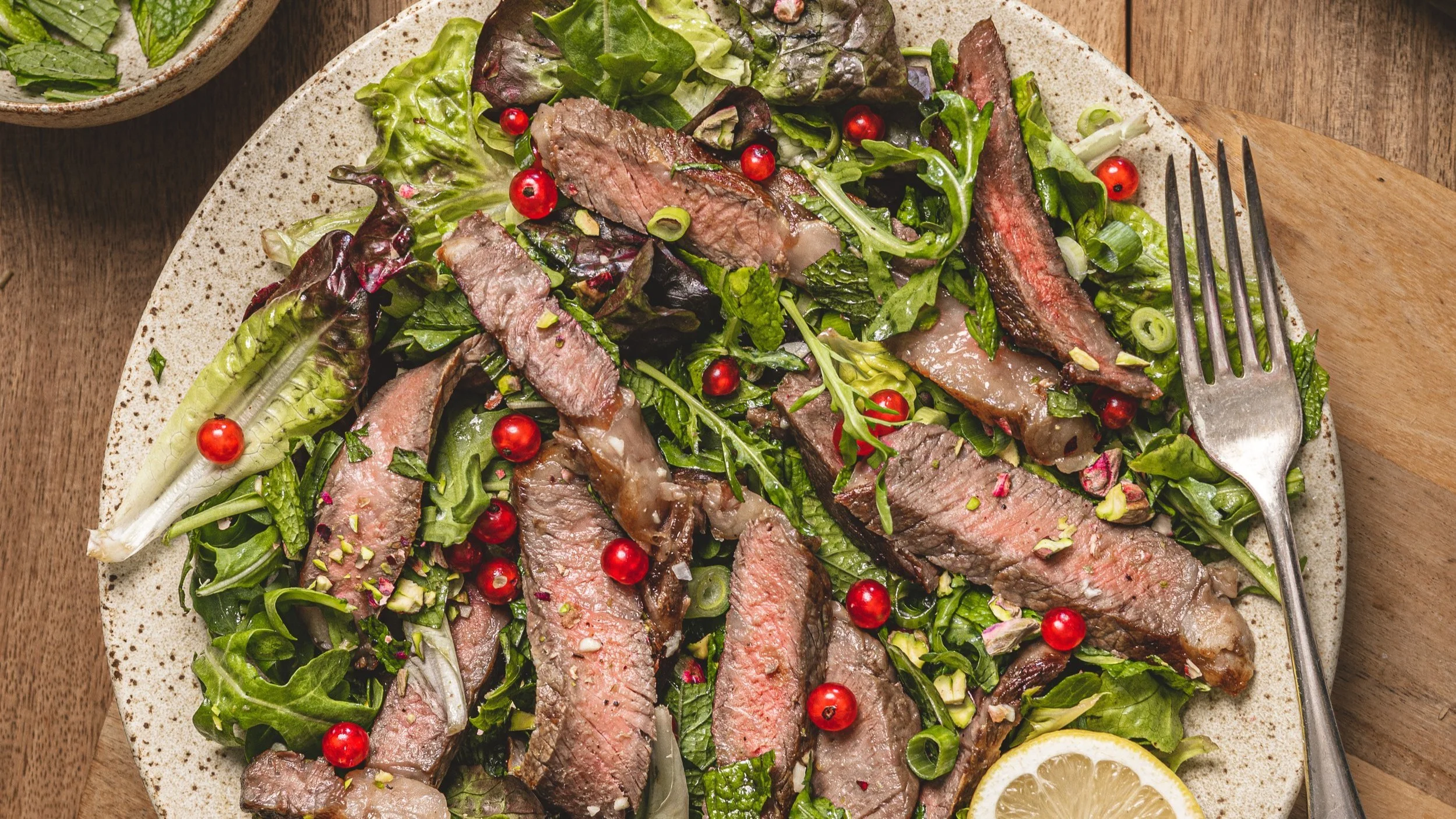 Wagyu Beef Summer Salad with Monini EVOO