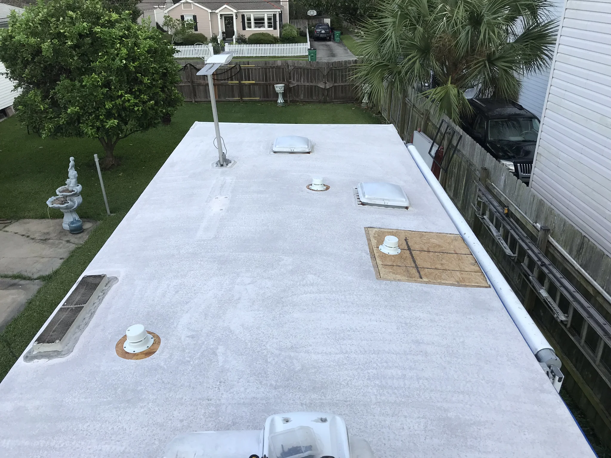 Damage Repair Before Superior Rv Roof Coating