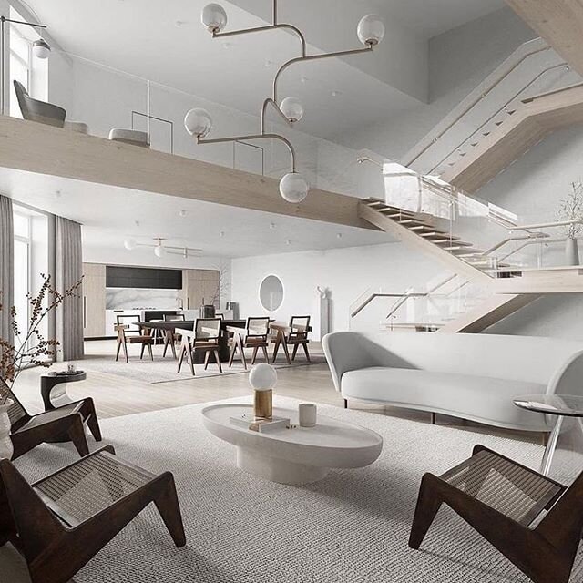 Absolutely stunning interior design. So simplistically elegant yet futuristic.👌
