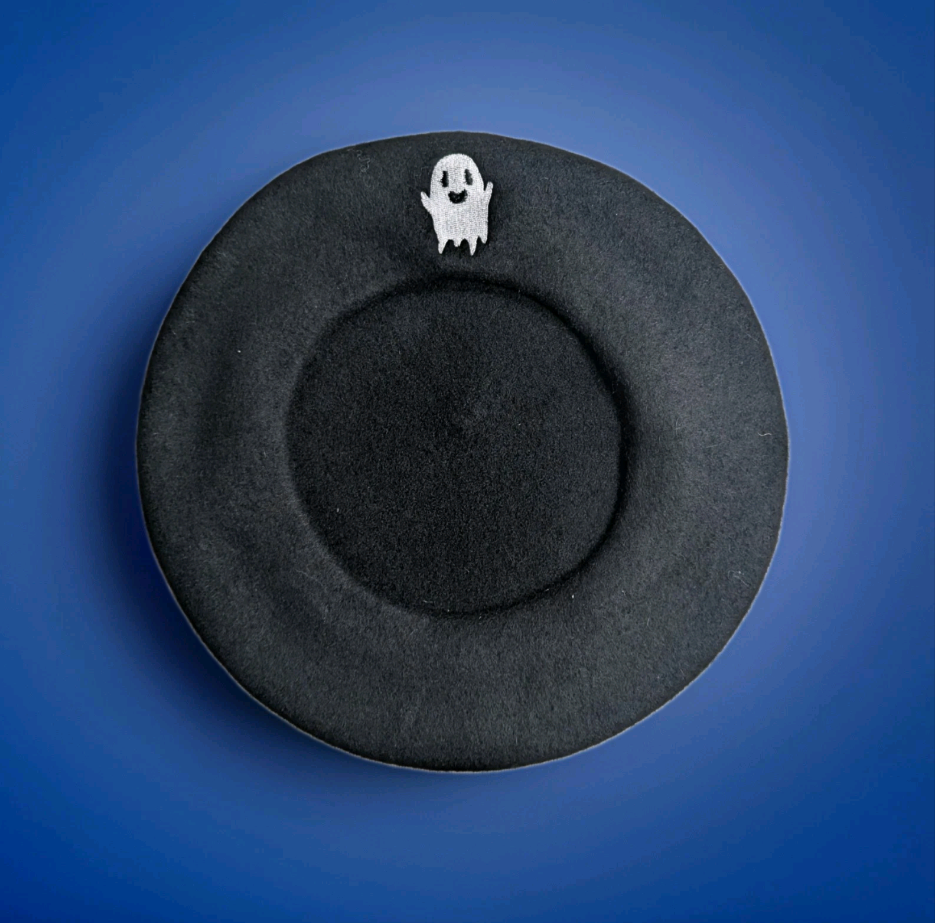 Little Boo Beret in Black