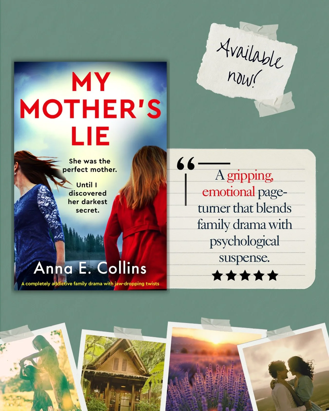 Let readers convince you to pick up My Mother&rsquo;s Lie&hellip;

&ldquo;A truly unsettling and compelling read. If you&rsquo;re looking for a book that will stay with you long after you finish it, look no further.&rdquo;

Be warned: Things are not