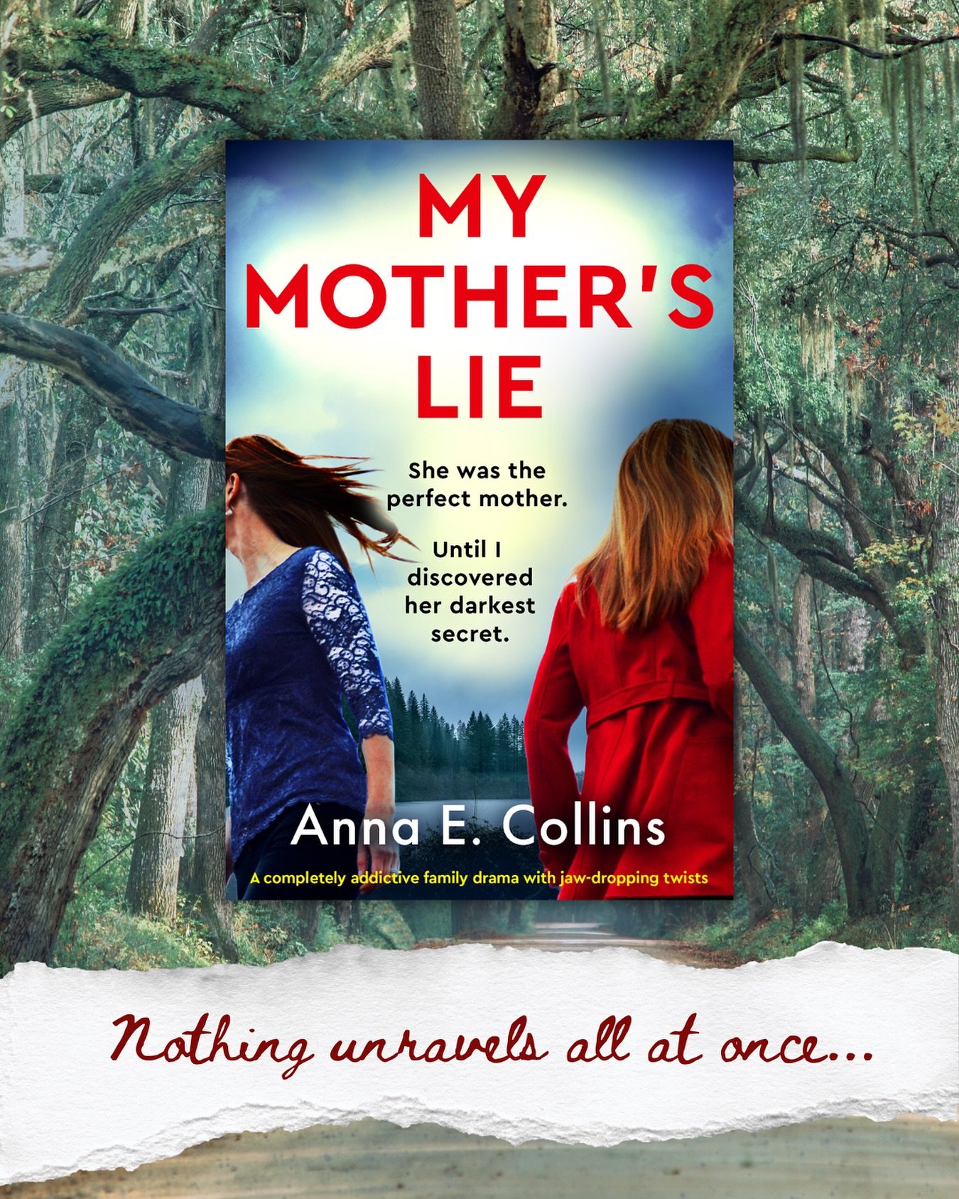 A story of love and betrayal, grief and secrets, second chances and new beginnings.&nbsp;

My Mother&rsquo;s Lie is available in ebook and paperback now, and free in KU.

#suspensebooks #womensfiction #newfiction #dualtimeline #foundfamilytrope