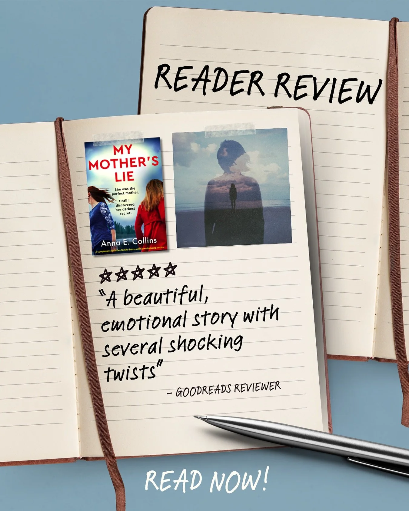 Convincing you to read My Mother&rsquo;s Lie based on reader reviews. 😊

So grateful for my readers! ❤️

#emotionalsuspense
#newbook
#womensfiction
#bookclubfiction