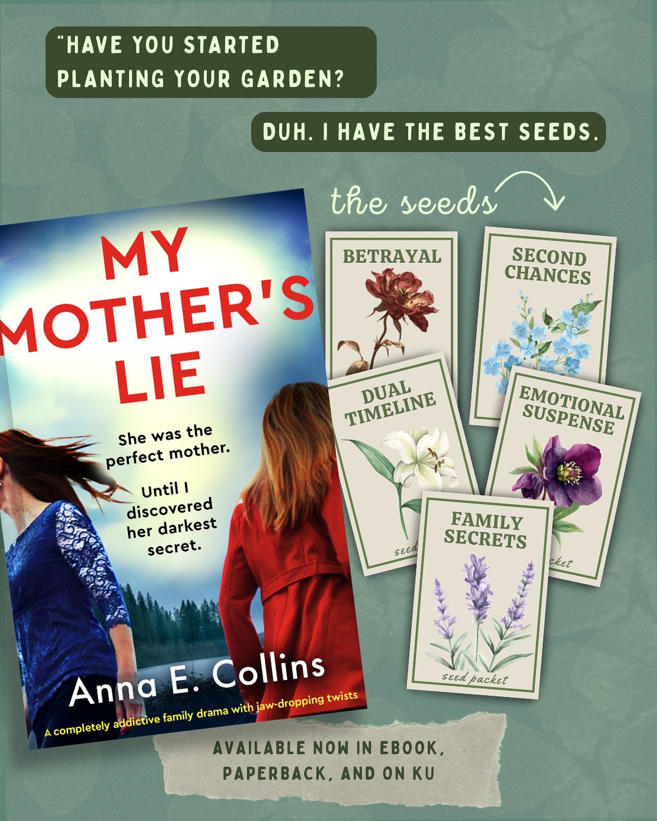 Spring sun = summer planting and reading on a blanket outside 😎

Frankie has lived her life in the shadow of her larger-than-life mom, Estelle, and happily so. Together they run a well-known music school and life is good - until Estelle dies unexpec