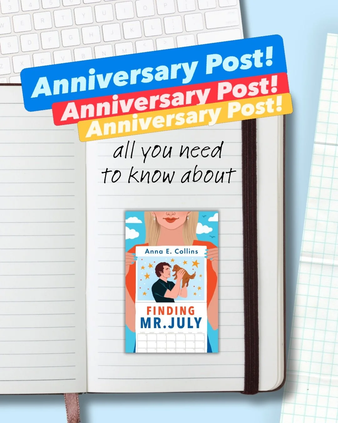 Happy birthday to Holly &amp; Jonathan who have lived happily ever after for a whole year now!

Need a beach read for July? I&rsquo;ve got you covered! 😘

#summerreading 
#romcombooks 
#bookstagram
#workplaceromance