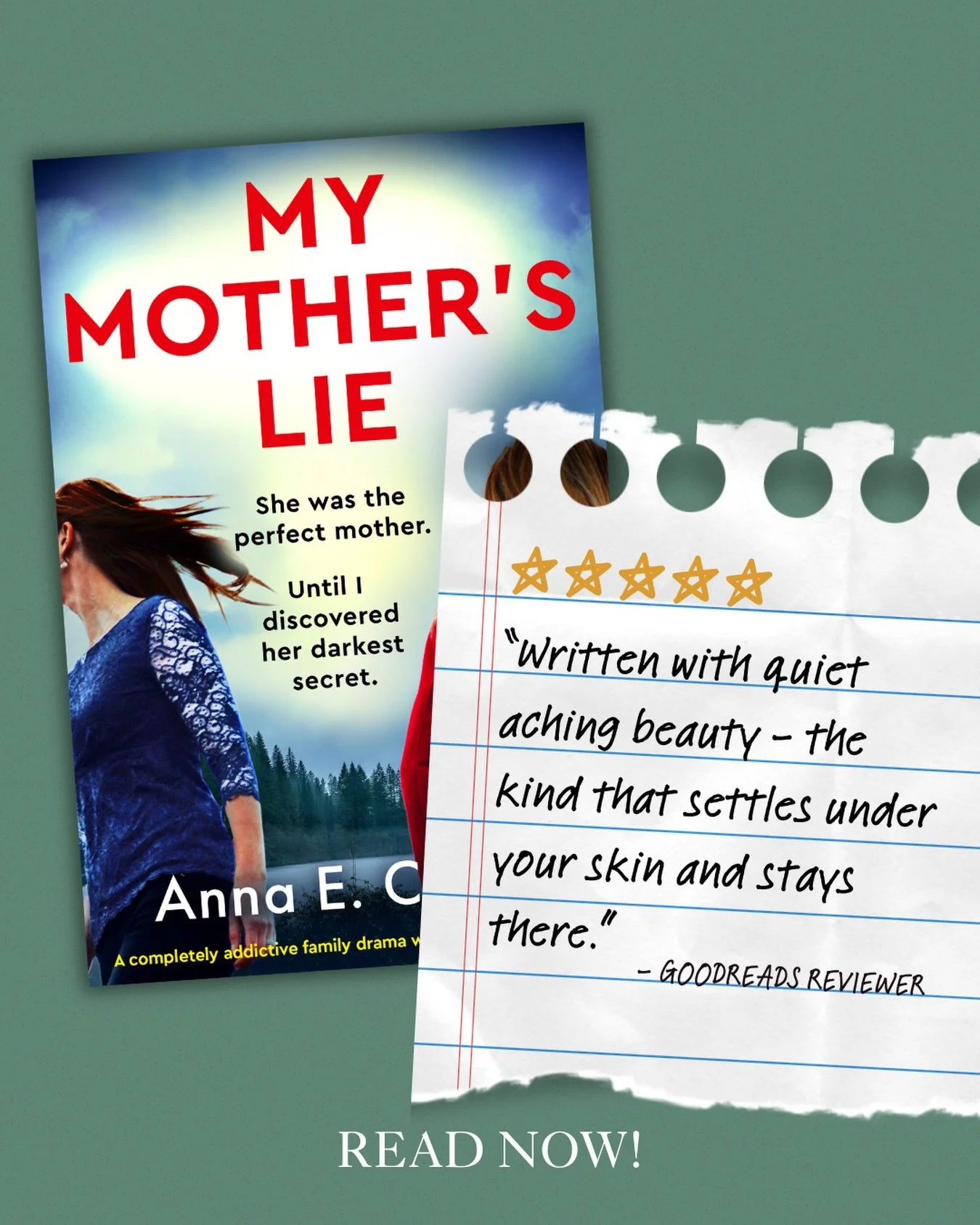 Weekend reading rec! 👀

About My Mother&rsquo;s Lie:
⭐️ Unraveling of truth
⭐️ Devastation of family secrets
⭐️ Heartbreak and suspense
⭐️ Second chances
⭐️ Love and betrayal
⭐️ Misplaced trust
⭐️ What is real?

#suspensebooks #womensfiction #contem