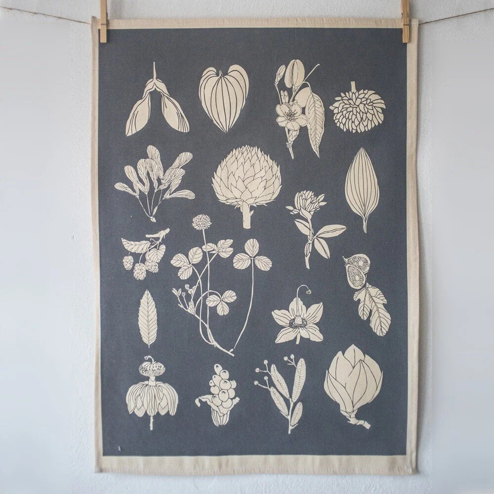 Botanical Print Tea Towel - £12 - Chalk and Moss