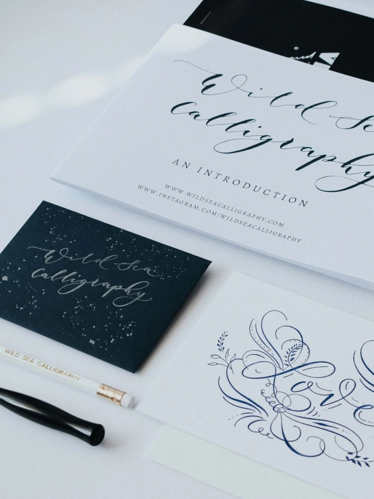 Beginners Modern Calligraphy Kit &amp; Online Workshop - £45 - Wildes Calligraphy