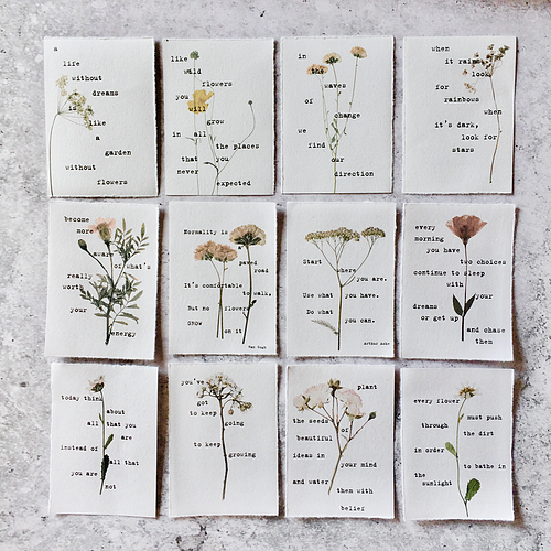 Set of 12 Affirmation Cards - £10 - Abby Monroe 