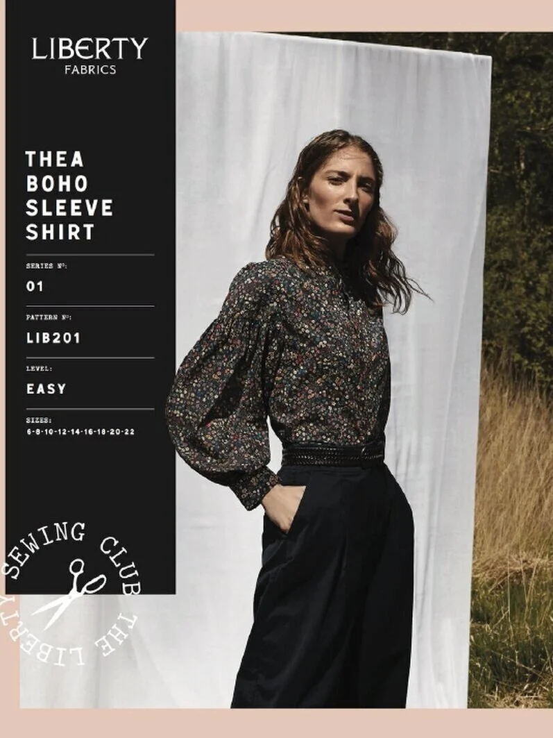 Thea Boho Sleeve Shirt pattern - £17.50 - The Fold Line