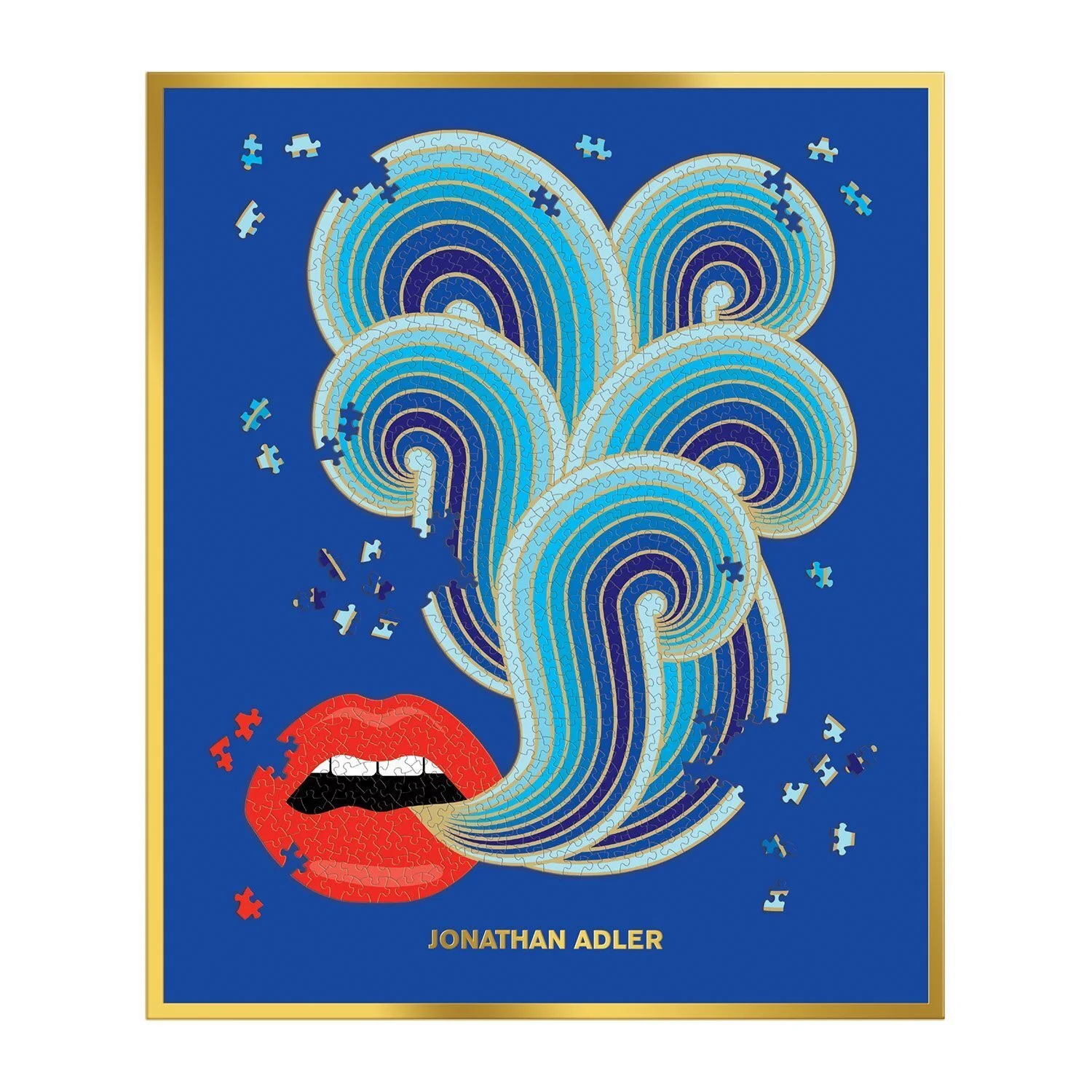Jonathan Adler Peace Lip Jigsaw - £30 Folk Interiors