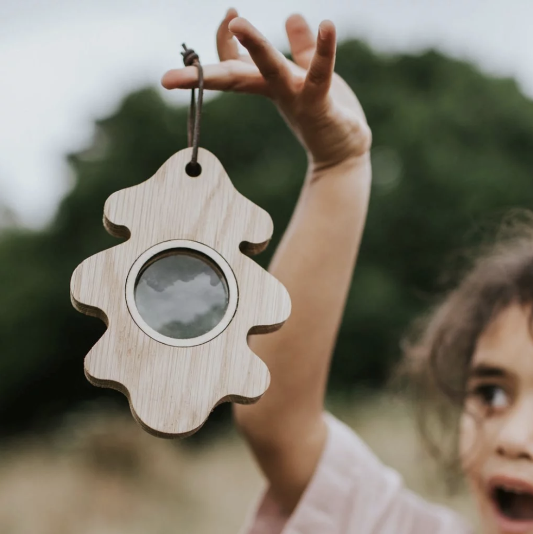 Oaky Dokie Solid Oak Magnifying Glass - £16 - Freckle Studio