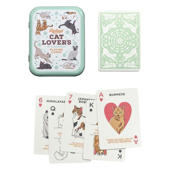Cat Lover’s Playing Cards - £10 - Battersea Shop