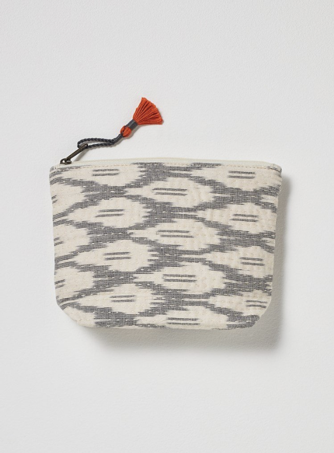 Ikat Pouch - £20 - Toast
