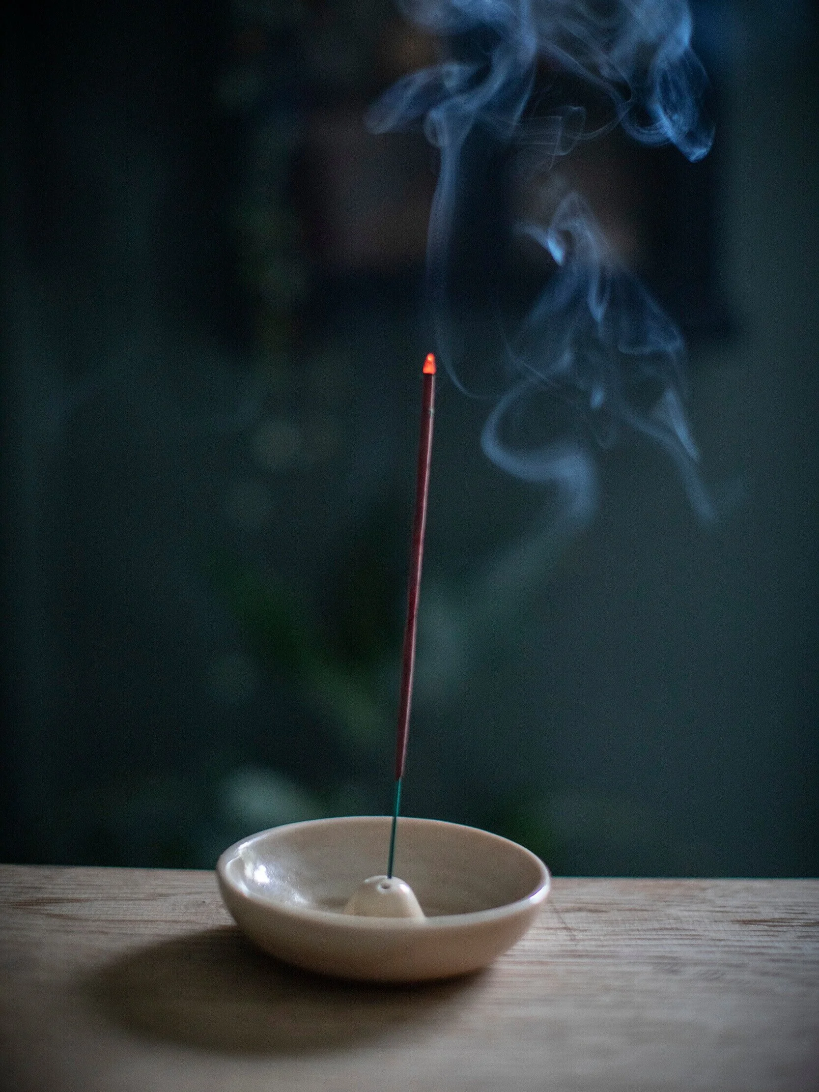 Porcelain Incense Dish - £22 - Paper Thin Moon