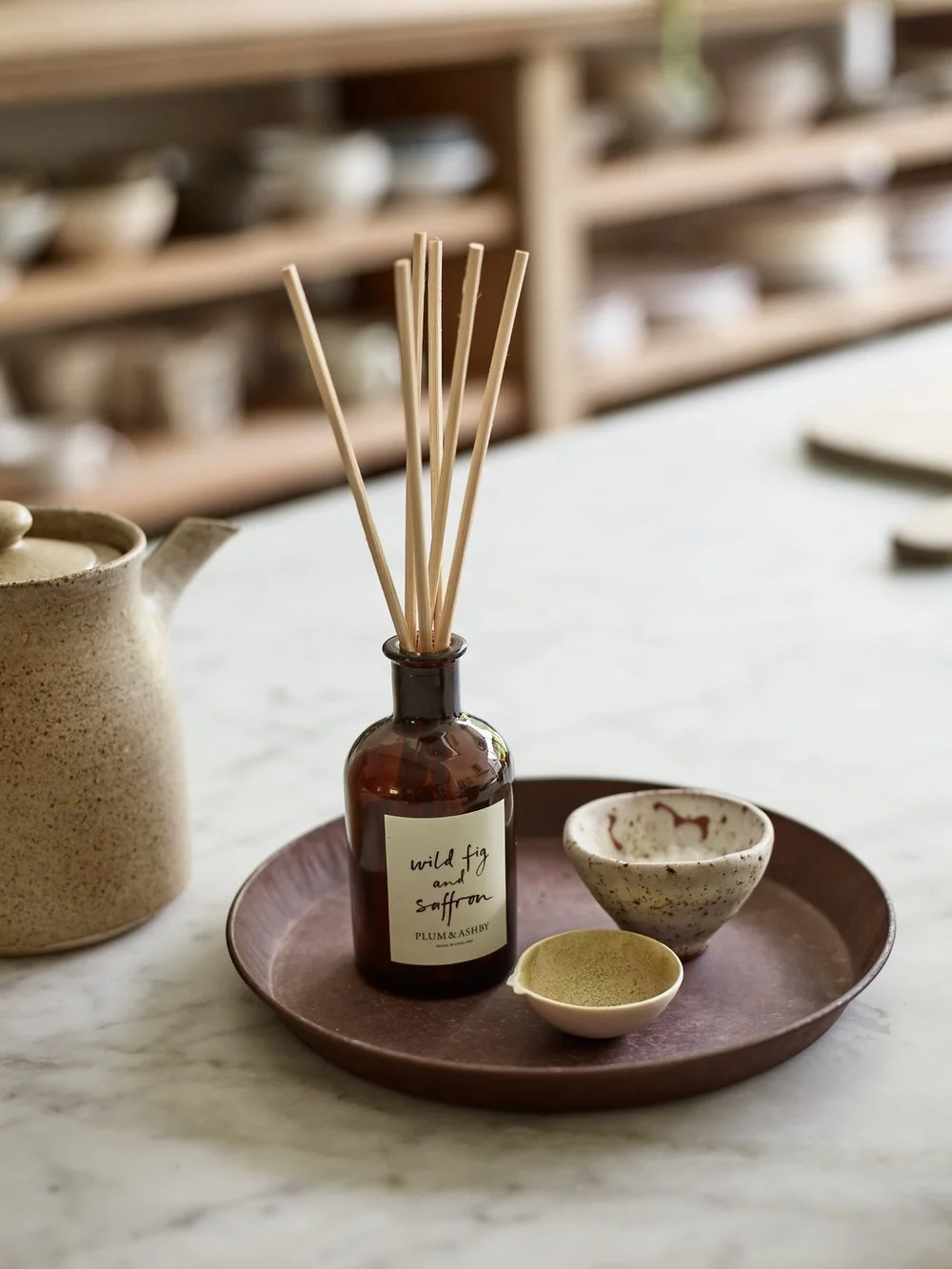 Wild Fig &amp; Saffron Diffuser - £29 - Plum &amp; Ashby