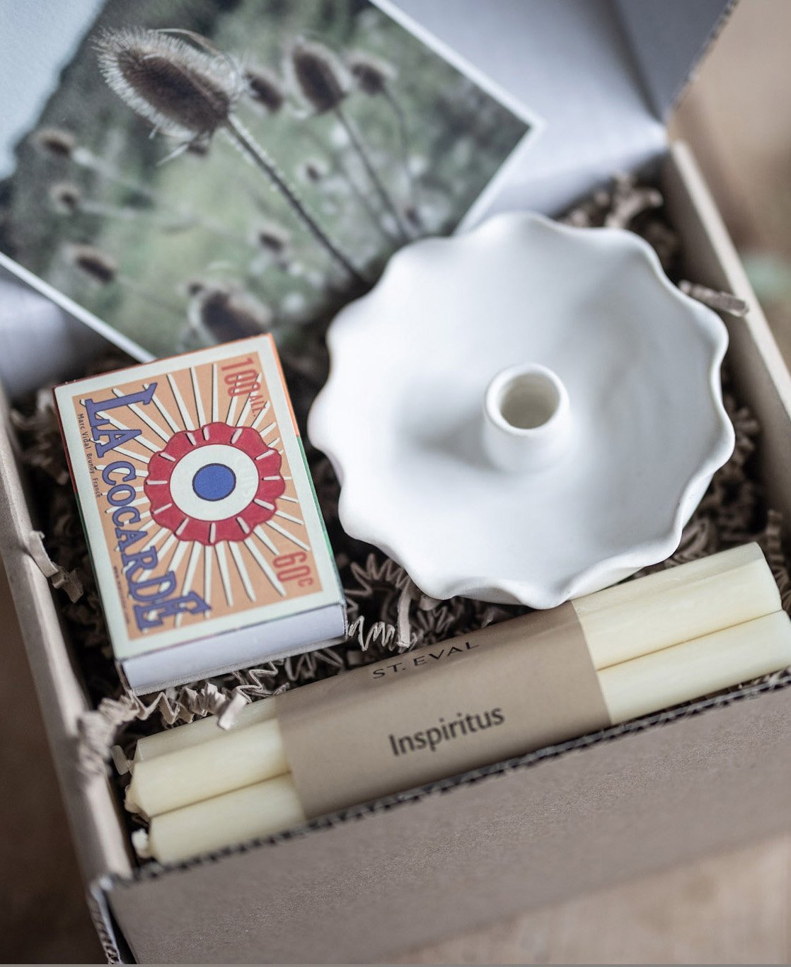 Hilda Candle Holder Gift Set - £28 - Paper Thin Moon