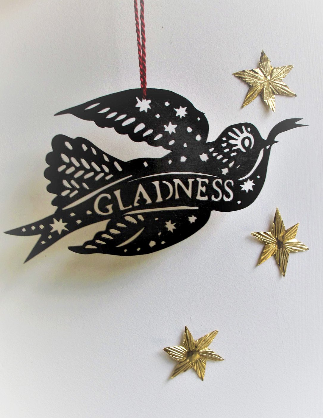 Gladness Bird Hanging Decoration - £18 - Amy Swann