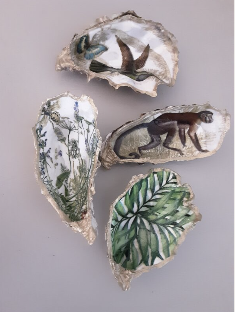 Decoupage Shell Ornaments - £10 - Acer Crafts