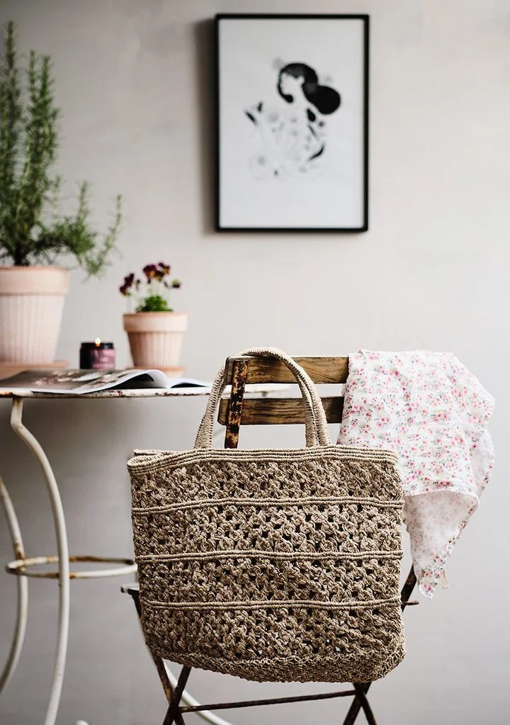 Jute Macrame Shopper - £68 - The Future Kept