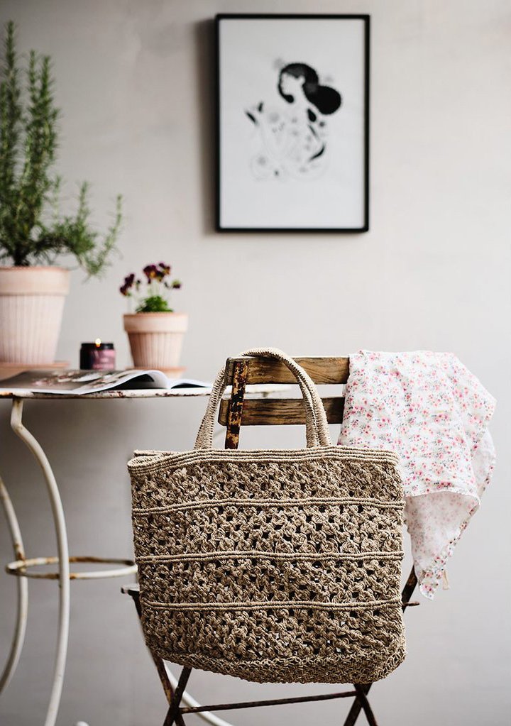 Jute Macrame Shopper - £68 - The Future Kept