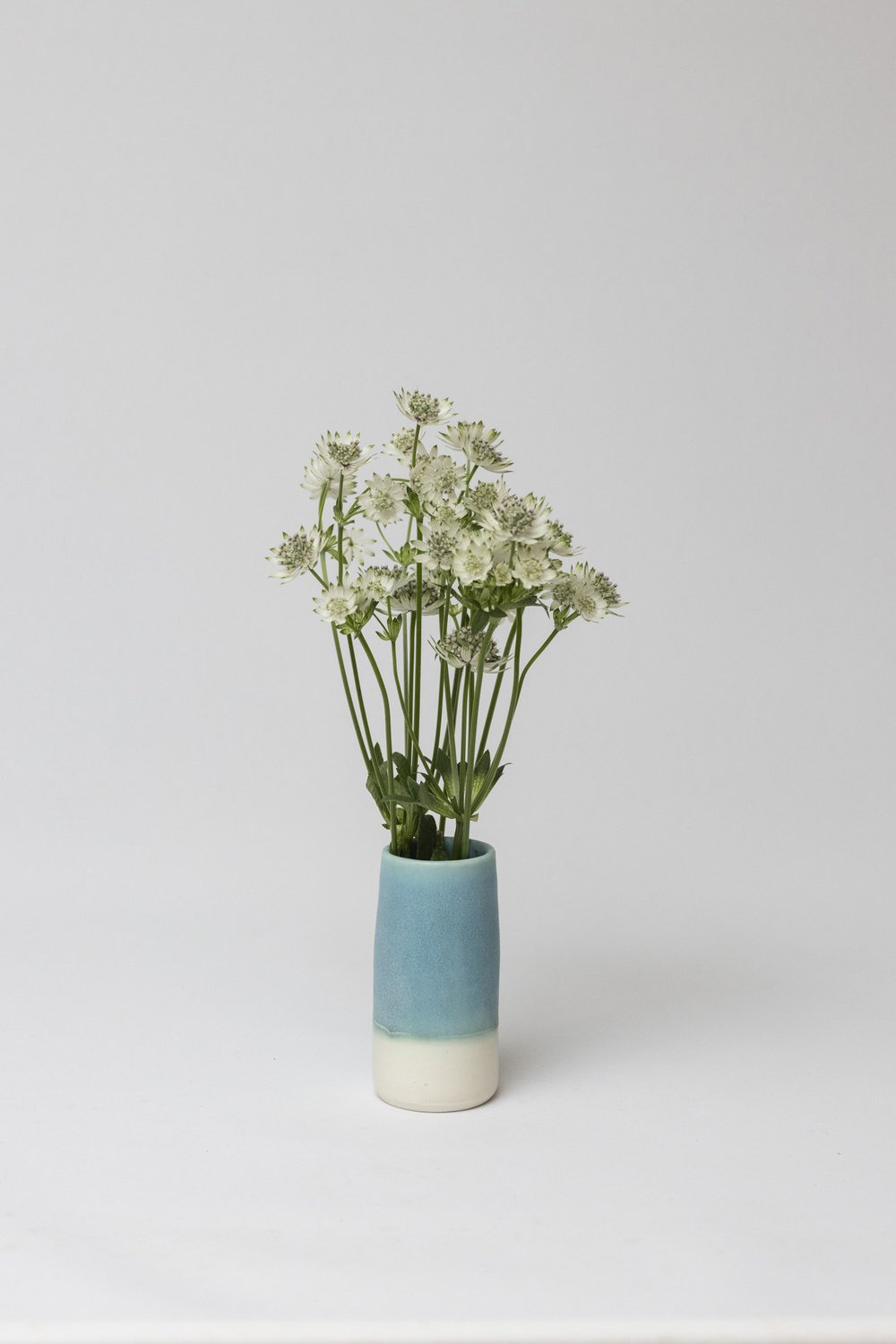 Small turquoise cylinder vase - £21 - Paper Thin Moon