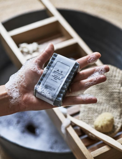 Mint and Charcoal Detox Soap - £9 - Rowen and Wren