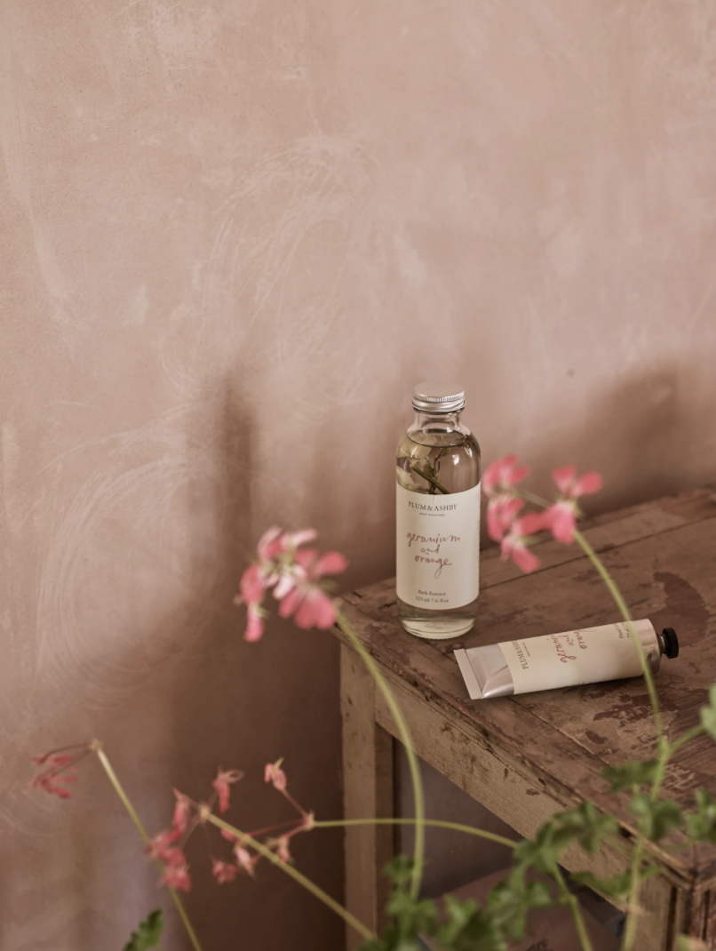 Geranium and orange hand cream - £13 - Plum and Ashby