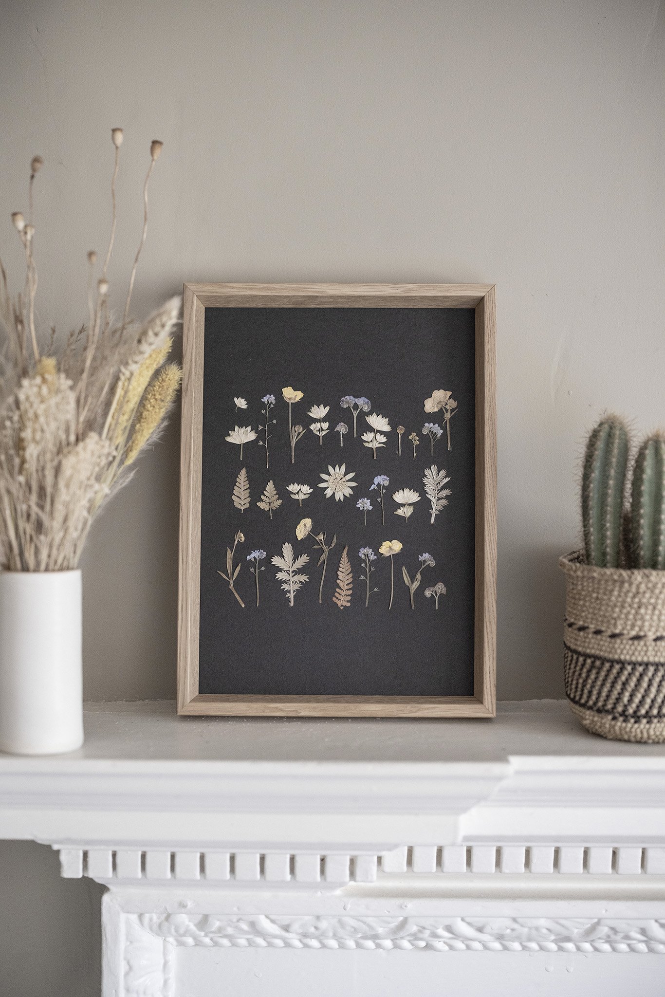 Small Pressed Flower Artwork - £109 - Paper Thin Moon