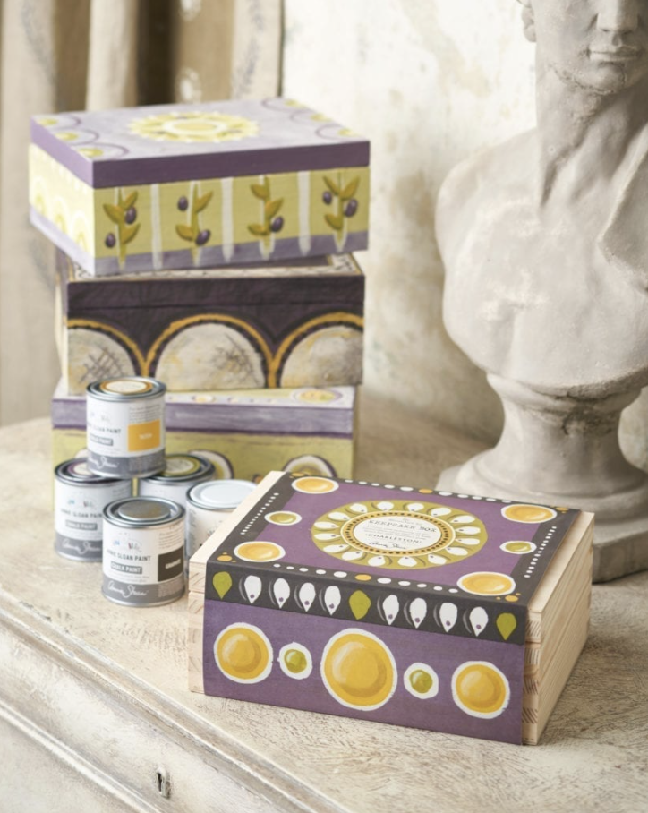 Keepsake Box painting kit - £59.95 - Annie Sloan with Charleston