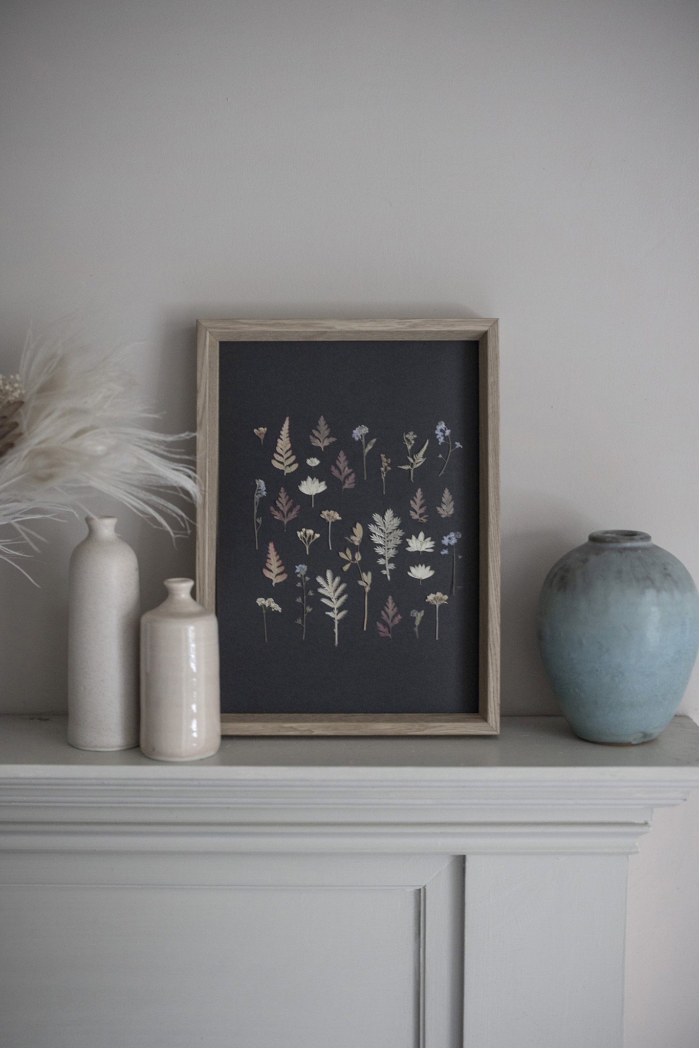 Original Pressed Flower Artwork - £109 - Paper Thin Moon