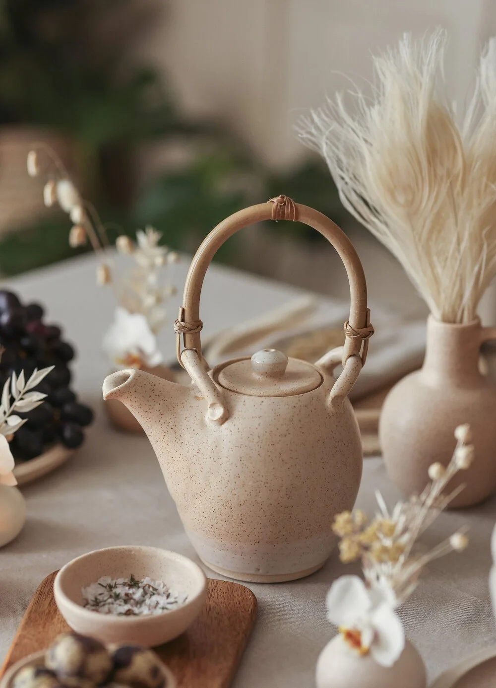 Oatmeal Shoji Teapot - £79 - Paper Thin Moon