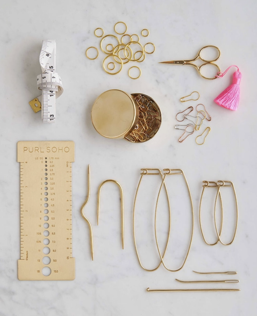 Knitter’s Brass Tool Kit - $24 Purl Soho