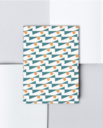 Enid Turquoise A6 Notepad - £12.50 - Ola Studio