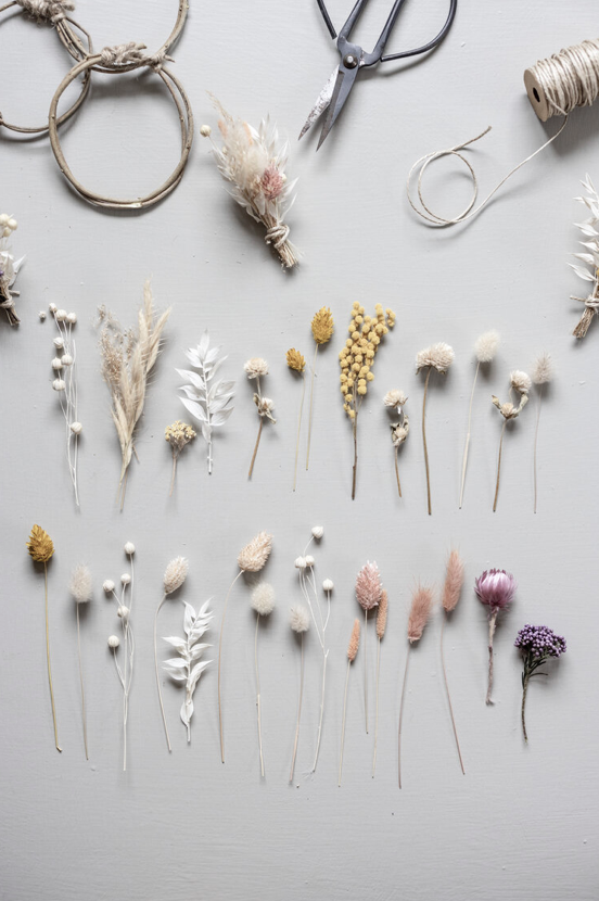 Mini Dried Flower Wreath Kit - £28 - Paper Thin Moon