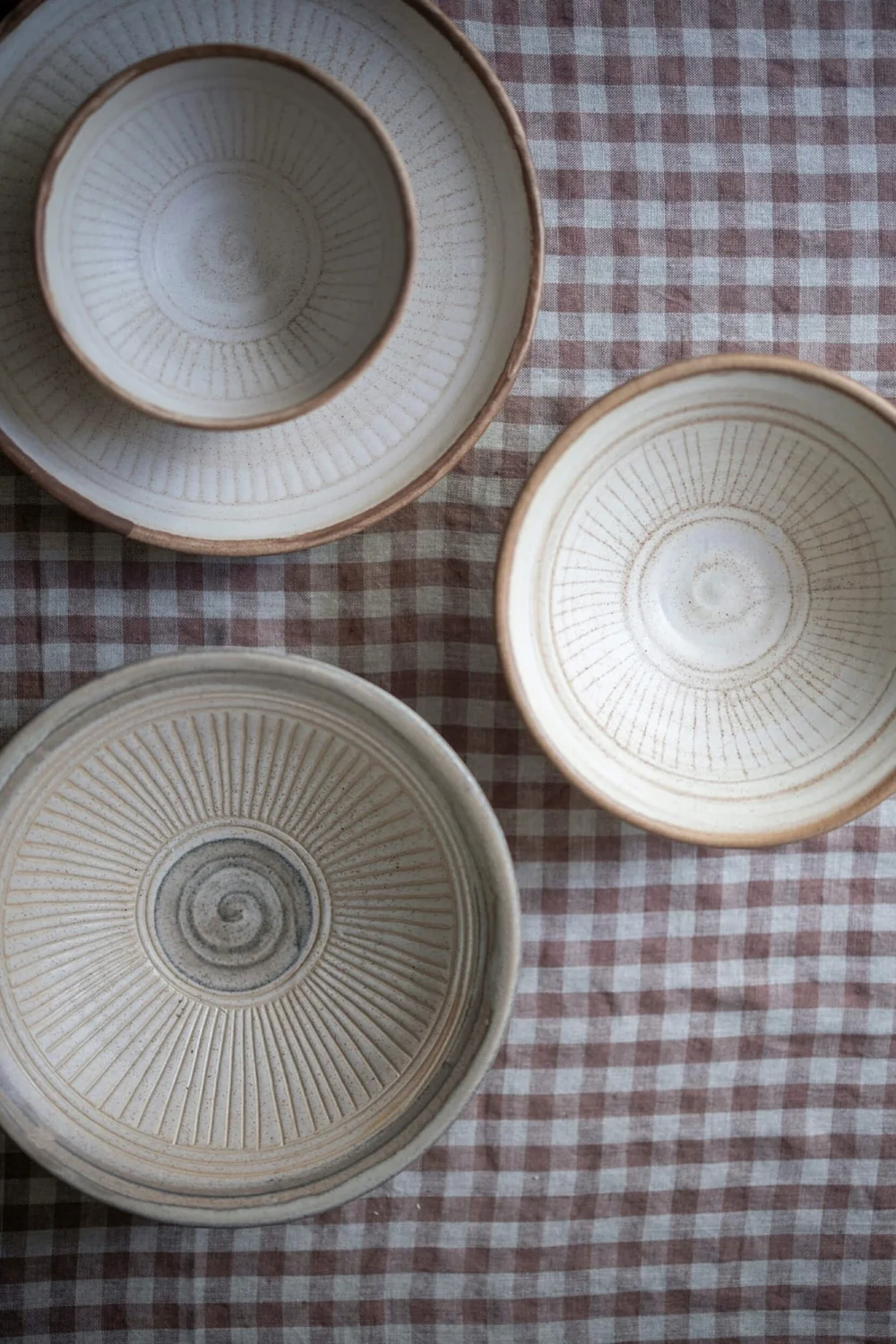 Oxnam Ceramic Dinner Plate — Paper Thin Moon British Handmade