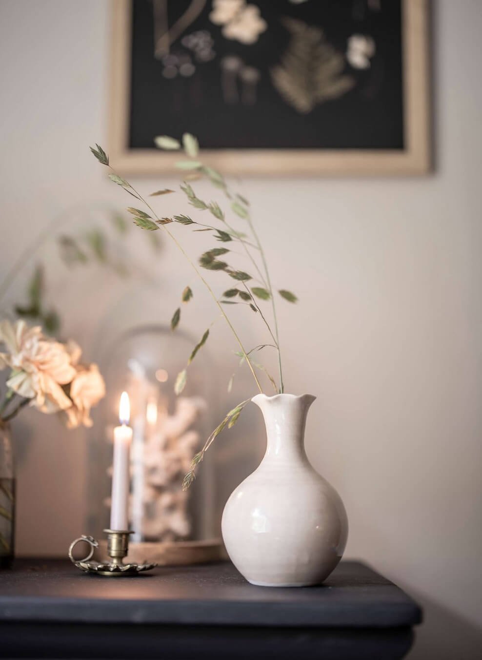 FLORA SCALLOPED VASE - £42