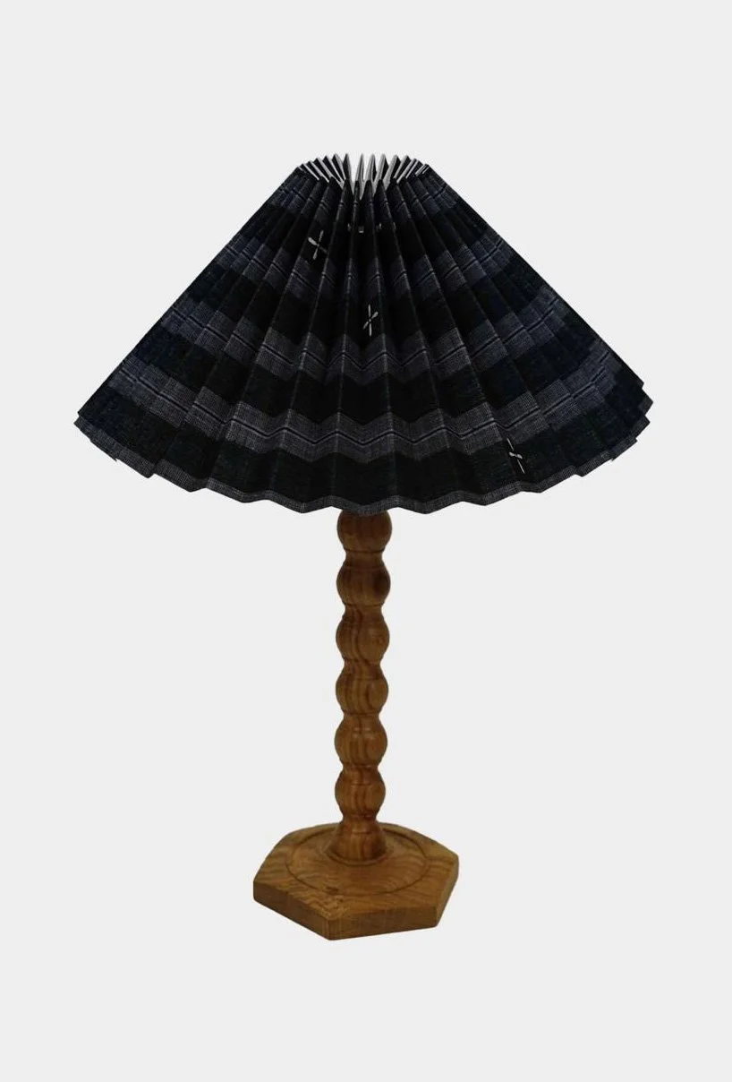 Hand-turned Charleston lamp - Hattie Eavis £195