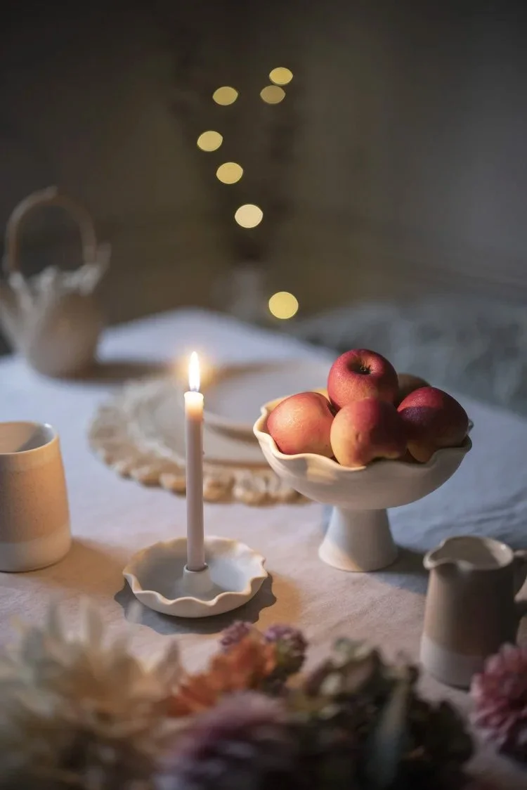 Gaye Scalloped Bowl - Paper Thin Moon £75