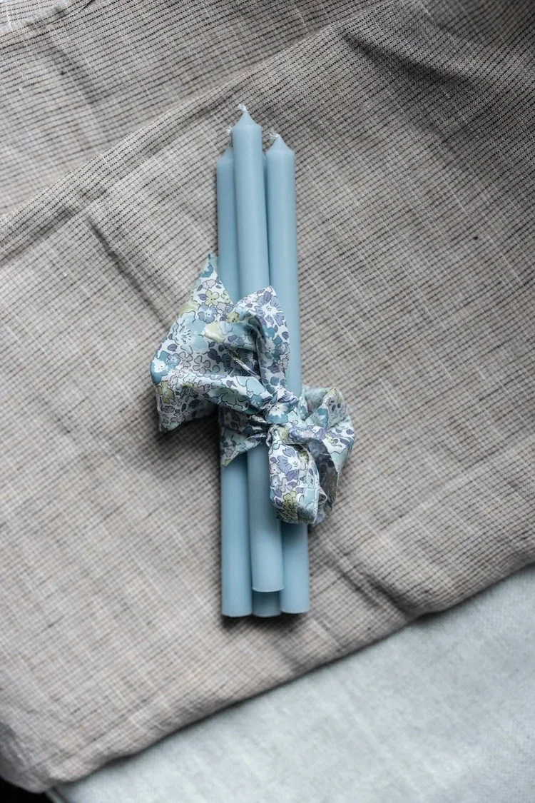 Light Blue Candle Bundle - £5.75