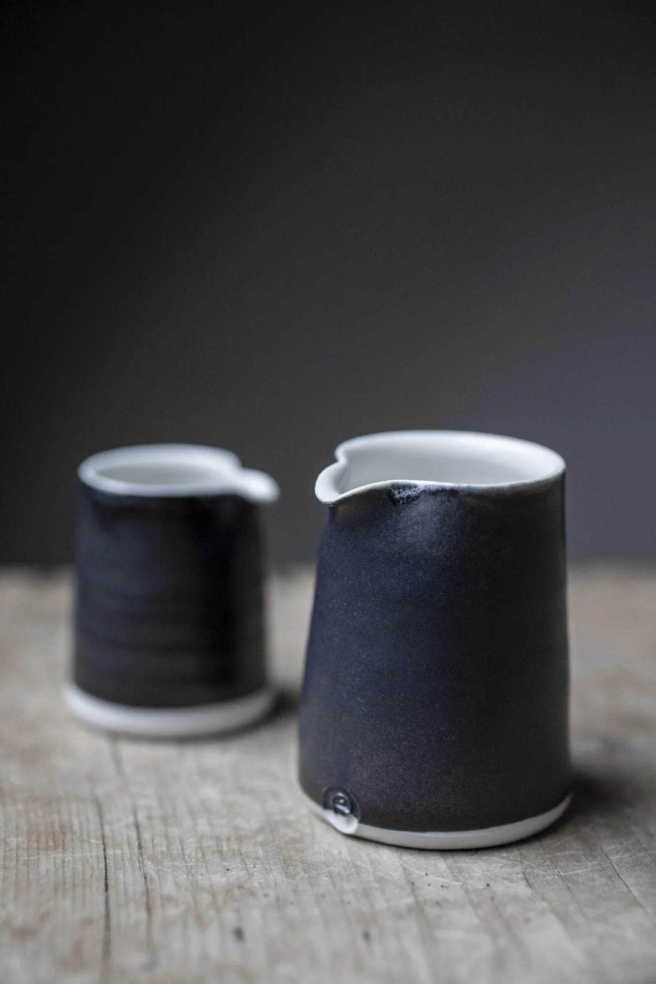 Black Handless Clevedon Jugs
