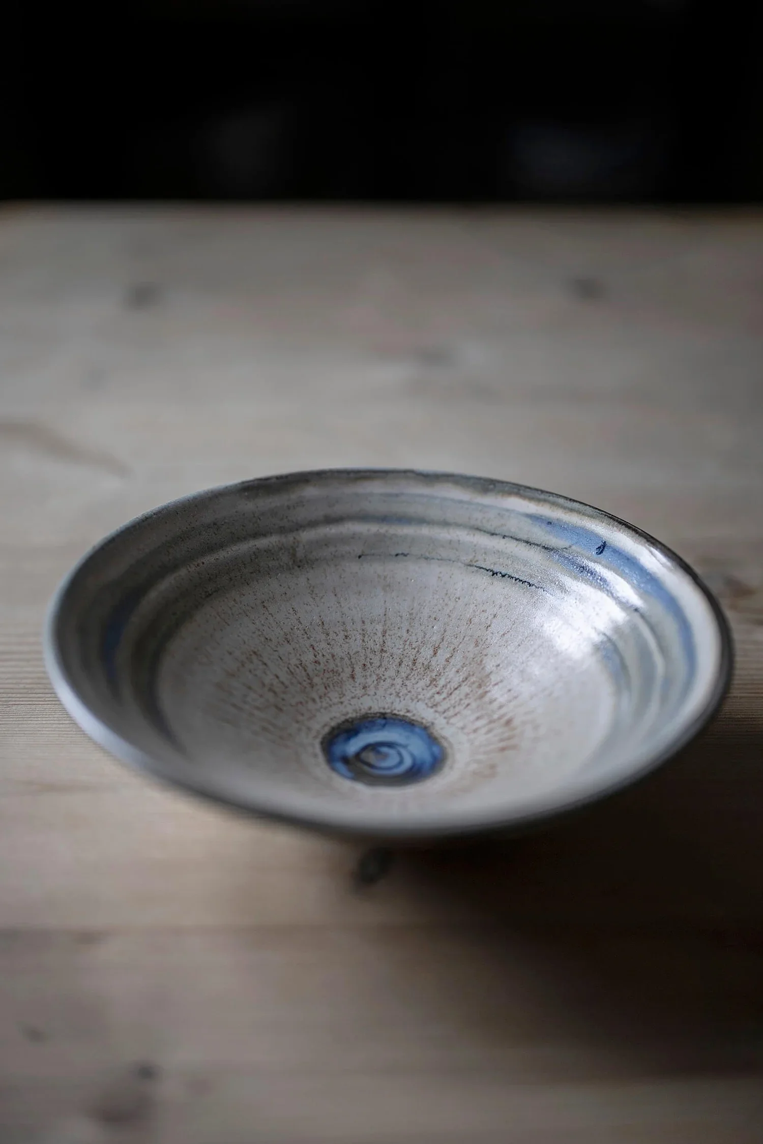 One-of-a-kind Stoneware Serving Bowl