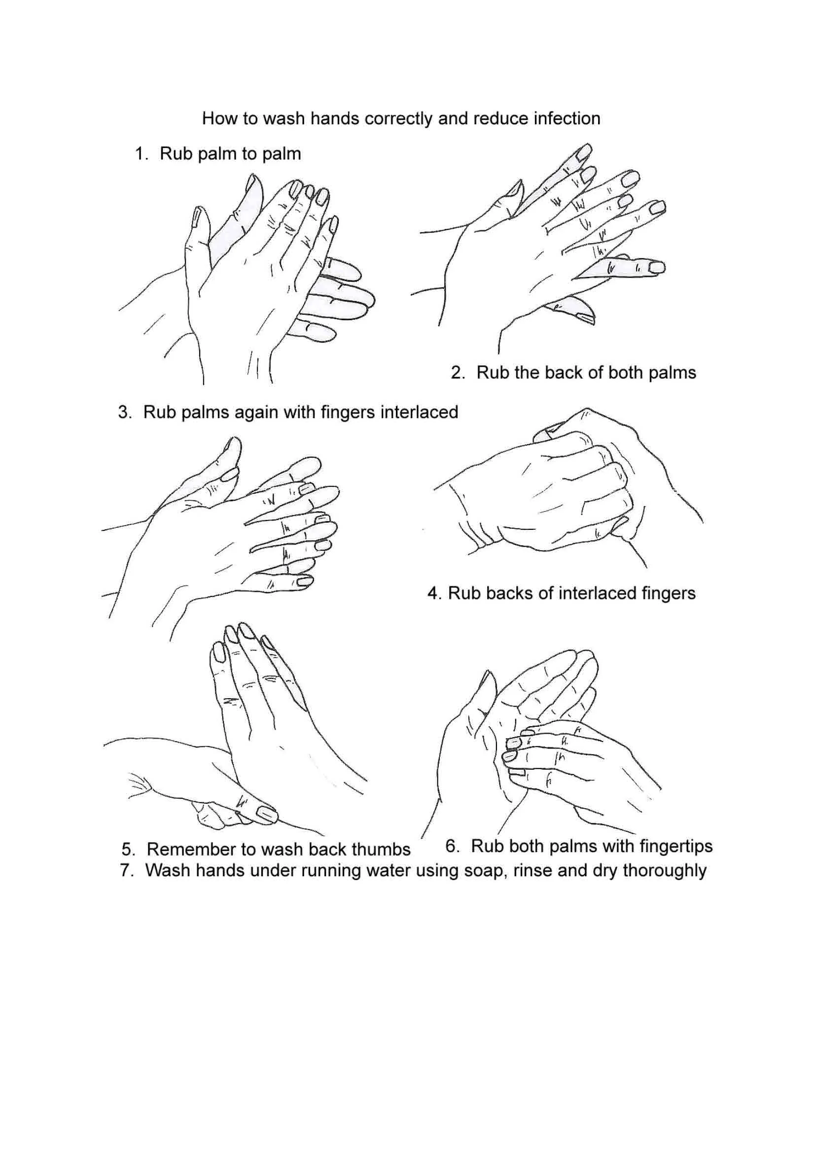 THIS IS HOW YOU NEED TO WASH YOUR HANDS. WHEN YOU HAVE DONE SO, DRY THEM ON A CLEAN CLOTH (OR BETTER STILL, A PAPER TOWEL).