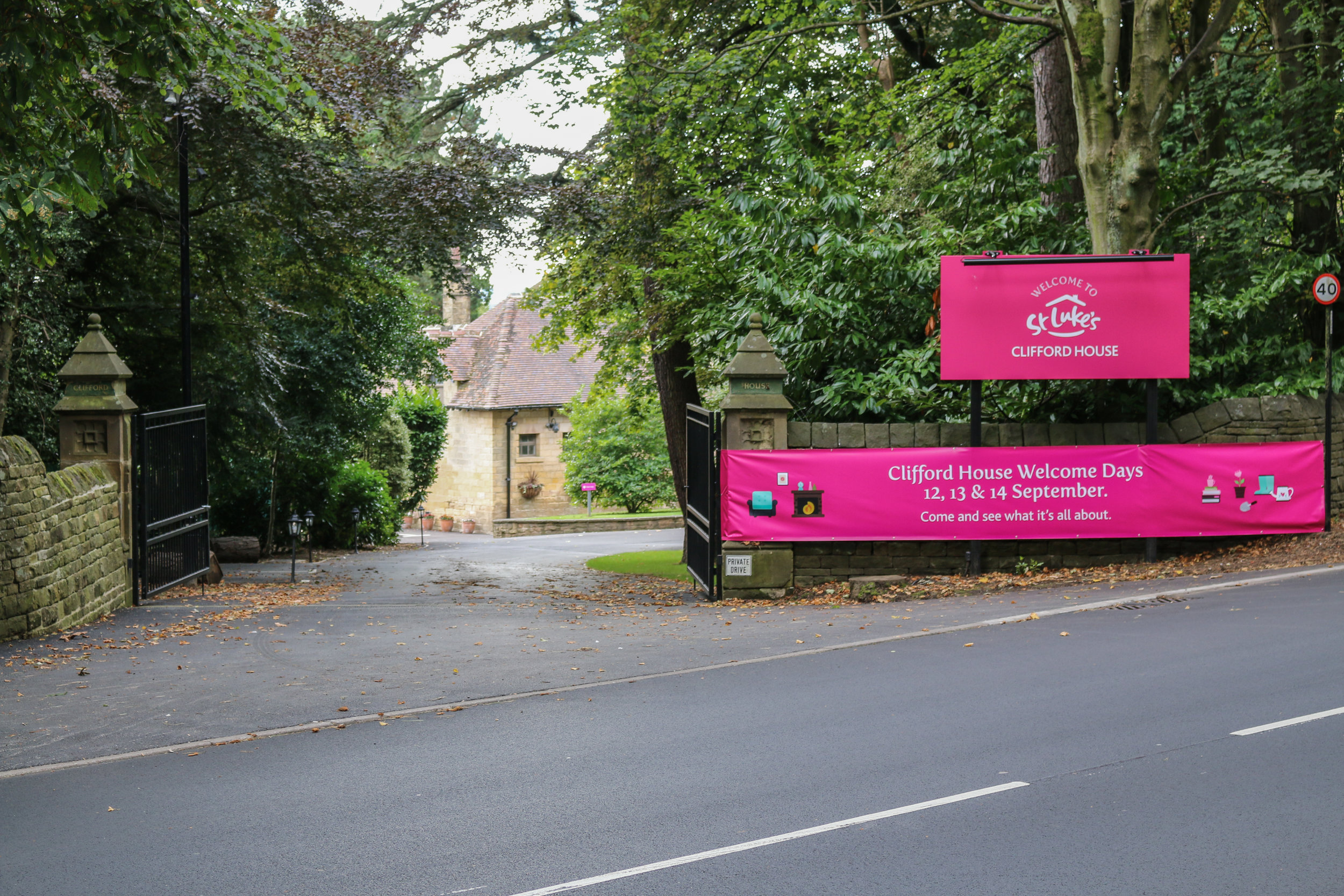 Entrance via Ecclesall Road